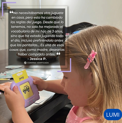 LUMI: Aprende Inglés jugando con tarjetas bilingües, sin pantallas