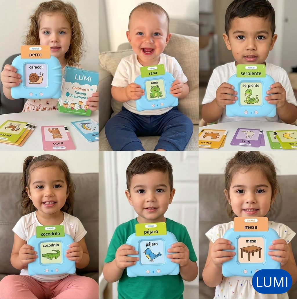 LUMI: Aprende Inglés jugando con tarjetas bilingües, sin pantallas