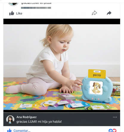 LUMI: Aprende Inglés jugando con tarjetas bilingües, sin pantallas